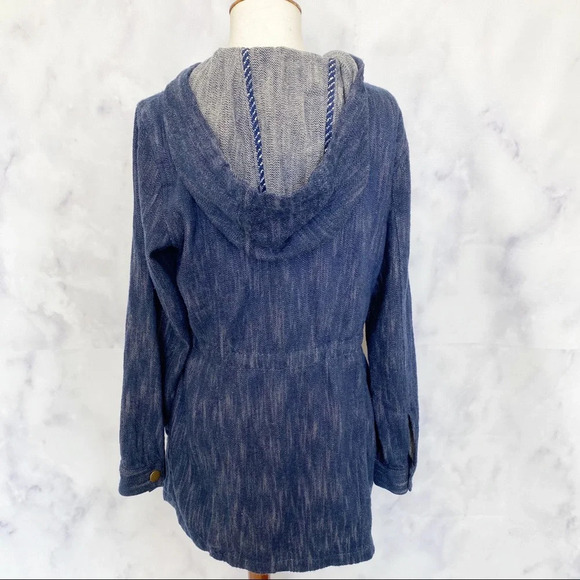 CAbi Washed Indigo Blue Adventure Anorak Jacket - Picture 7 of 11